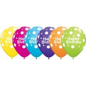 baloane inscriptionate Happy Birthday